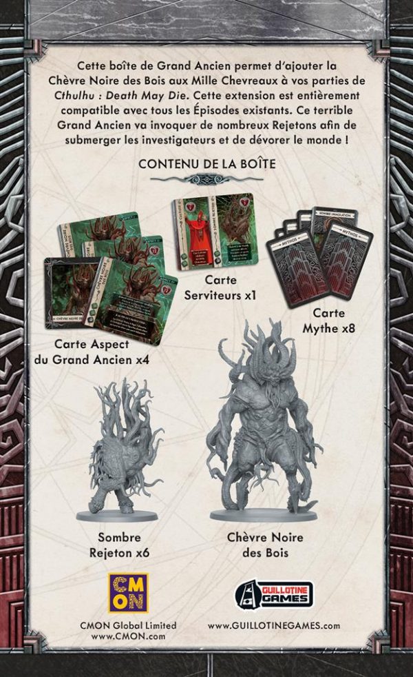 CTHULHU DEATH MAY DIE - LA CHÈVRE NOIRE DES BOIS