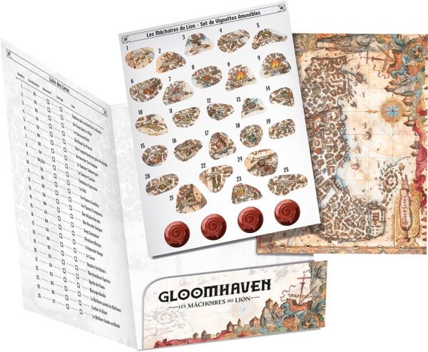 GLOOMHAVEN - LES MÂCHOIRES DU LION - SET DE VIGNETTES AMOVIBLES
