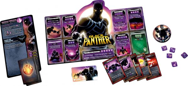DICE THRONE - MARVEL - BLACK PANTHER CAPTAIN MARVEL BLACK WIDOW DR ST