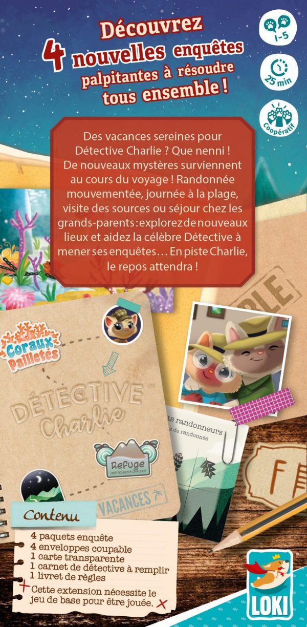 DETECTIVE CHARLIE - PART EN VACANCES