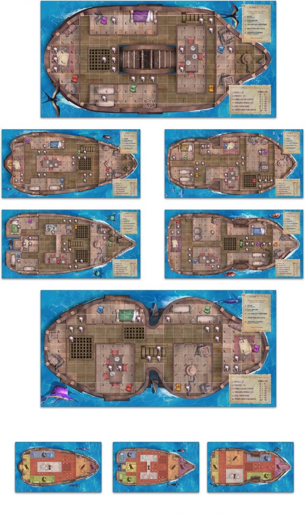 L'ILE DES CHATS - PACK DE BATEAUX