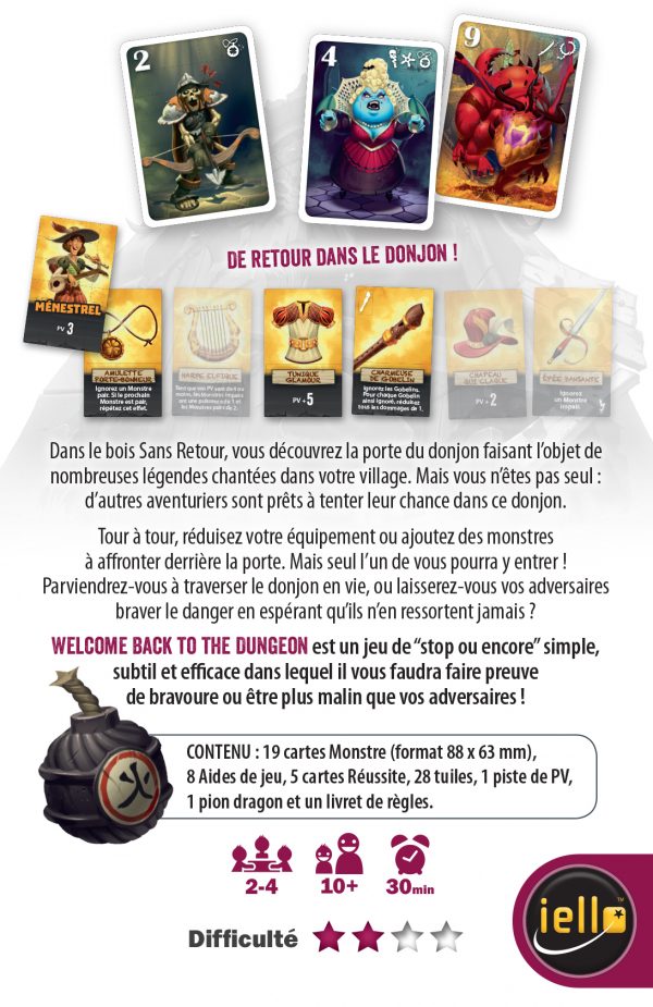 WELCOME BACK TO THE DUNGEON